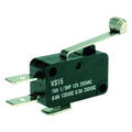 Microswitch; VS15N06-1C; lever with roller; 25mm; 1NO+1NC common pin; snap action; conectors 6,3mm; 15A; 250V; Highly; RoHS