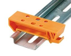 Rail mounting bracket; MOFU35; 18mm; plastic; orange