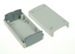 Enclosure; for instruments; G434; ABS; 90mm; 50mm; 32mm; IP54; light gray; dark gray ABS ends; Gainta; RoHS