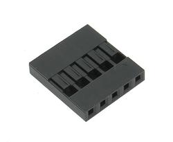 Socket; BLS-05; 5 ways; 1x5; straight; 2,54mm; for cable; RoHS
