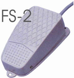 Switch; foot type; FS-2; ON-(ON); momentary; with cable; 1 way; 2 positions; without guard; 10A; 250V AC; Howo; RoHS; grey; grey