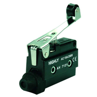 Limit switch; AH7121; lever with roller; 48mm; 1NO+1NC; snap action; screw; 5A; 250V; IP40; Highly; RoHS