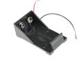 Battery holder; BH-9VPC; 1x6F22(9V); with cable; container; black; 9V 6F22 6LR61