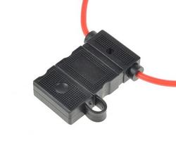 Fuse socket; BPTG709; UNI 19mm; leads; 20A