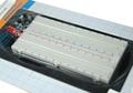 Circuit board; prototype; solderless; PSP1360W; 1360; 80x165; 2,54mm; 1pcs.; white