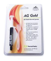 Paste; thermally conductive; Gold/3g; 3g; paste; syringe; AG Termopasty; 2,8W/mK