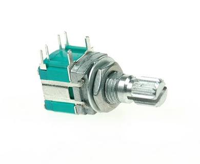Switch; rotary; PS1010-20; pulse; 20 positions; bistable; na panel; through hole; angle; 2 ways; silver; 0,1A; 16V DC; silver; metal; CTR