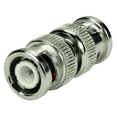 Adapter plug / plug; BNC; WWBNC; straight; white; silver; RoHS