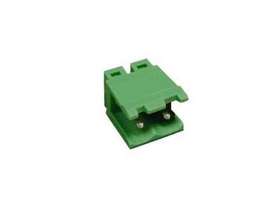 Terminal block; PV02-5-H/STL950 2-5-HO; 2 ways; R=5,00mm; 8,5mm; 12A; 250V; through hole; angled 90°; open; green; Euroclamp; RoHS