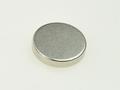 Magnet; cylindrical; N38; 15mm; 3mm; nickel plated; Neodymium