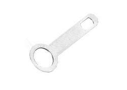 Cord end terminal; M4; ring; uninsulated; KONM4Ag; straight; for cable; silver plated; solder