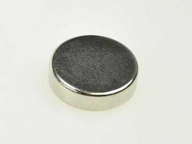 Magnet; cylindrical; N38; 18mm; 5mm; nickel plated; Neodymium