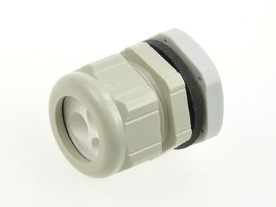 Cable gland; 154UM1; polyamide; IP68; light gray; PG21; 6÷9mm; 30,0mm; with PG type thread; Pflitsch; RoHS