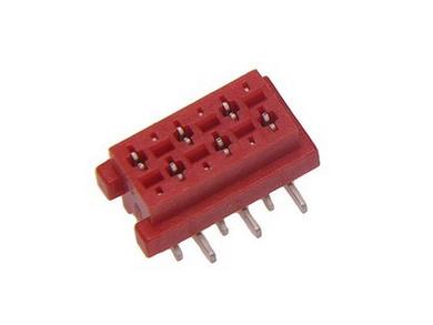 Socket; Micro-Match; MMG-06; 6 ways; 2x3; straight; 1,27mm; tinned; surface mount; 1A; 100V; RoHS