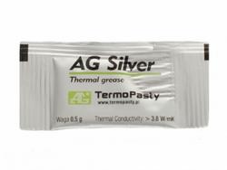 Paste; thermally conductive; Silver/0,5g; 0,5g; paste; sachet; AG Termopasty; 3,8W/mK