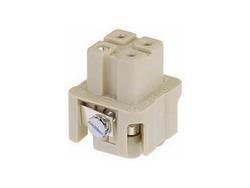 Socket; Han A; 09200032711; 3 ways; 3A; polycarbonate; straight; screw; 10A; 250V; grey; silver plated; 0,75÷1,5mm2; IP65; Harting; RoHS