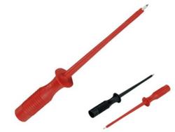 Test probe; MPS-1 973531101; red; 1mm; pluggable (2mm banana socket); 1A; 60V; 86mm; stainless steel; PE; Hirschmann; RoHS