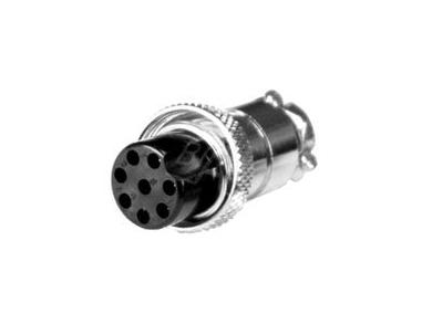 Socket; microphone; NC/8p-518; 8 ways; for cable; solder; 4A; 125V; IP55