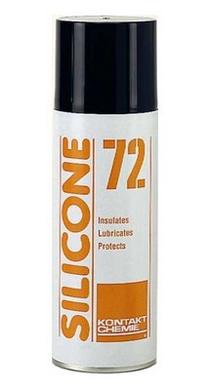 Oil; insulating; lubricating; Silicone 72/200ml; 200ml; spray; metal case; Kontakt Chemie