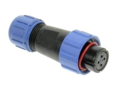 Socket; SP1310/S4I-N; 4 ways; solder; 0,75mm2; 4-6,5mm; SP13; for cable; IP68; 5A; 200V; Weipu; RoHS