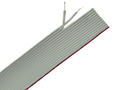 Wire; flat; płaski AWG28/14 HQ; 14x0,09mm2; 0,09mm2; gray; PVC; tape; core spacing 1,27mm; max +105°C; 300V; 30,5m spool; RoHS