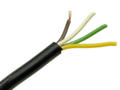 Wire; data transmission; Technotronik; LIYY; 4x0,34mm2; stranded; Cu; black; PVC; round; 300V; 200m reel; Technokabel; RoHS