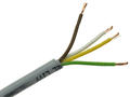 Wire; data transmission; TRONIC; LiYY (TRONIC); 4x0,25mm2; stranded; Cu; gray; PVC; round; 300V; 100m reel; Helukabel; RoHS