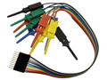 Wires; male/hook; PMH10SZTL20; 200mm; 10pcs.; black; red; green; yellow; orange