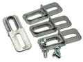 Mounting bracket; ALMF-001; aluminum; natural; 20x53mm; 1kpl = 4części + śruby; Gainta; RoHS