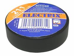 Tape; insulation; TISBK20M19MM PCV; 20m; 19mm; black; Electrix; self-adhesive; 211
