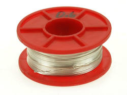 Silver plated wire; DSM06-39mb; solid; Cu; silver plated; 0,6mm; -200...+800°C; 100g spool; Innovator; RoHS