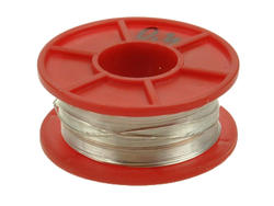 Silver plated wire; DSM04-88mb; solid; Cu; silver plated; 0,4mm; -200...+800°C; 100g spool; Innovator; RoHS