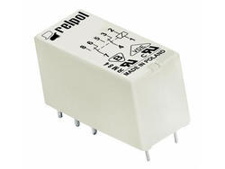 Relay; electromagnetic miniature; RM84-2012-35-1005; 5V; DC; DPDT; 8A; 250V AC; 24V DC; PCB trough hole; for socket; Relpol; RoHS