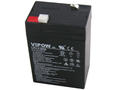 Rechargeable battery; lead-acid; maintenance-free; LP4.5-6HQ; 6V; 4,5Ah; 70x48x100(106)mm; connector 4,8 mm; VIPOW; 0,8kg