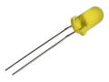 Dioda LED; L-53LYD; 5mm; żółty; Światłość: 0,7÷2mcd; 60°; żółta; dyfuzyjna; 2,1V; 30mA; 590nm; przewlekany (THT); Kingbright; RoHS