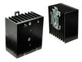 Heatsink; SSRDY-DX; for 3-phase SSR; for 1 phase SSR; with holes; with TS15 DIN rail handle; blackened; 0,91K/W; 110mm; 100mm; 60mm; Firma Piekarz