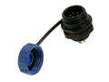 Plug; SP1312/P5; 5 ways; solder; 0,75mm2; SP13; for panel; 13mm; IP68; 5A; 180V; Weipu; RoHS