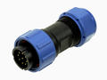 Plug; SP1710/P9-1N; 9 ways; straight; solder; 0,75mm2; 6-10mm; SP17; for cable; IP68; 5A; 400V; Weipu; RoHS