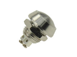 Switch; push button; GQ12B-10/S; OFF-(ON); 1 way; no backlight; momentary; panel mounting; 2A; 36V DC; 12mm; IP65; Onpow; RoHS