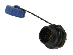 Plug; SP1312/P9; 9 ways; solder; 0,75mm2; SP13; for panel; 13mm; IP68; 3A; 125V; Weipu; RoHS