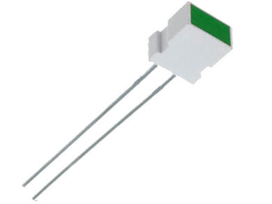 Dioda LED; L-1043GDT; 3,65x6,15mm; zielony; 2÷8mcd; 100°; dyfuzyjna; prostokątna; 2,2V; 30mA; 588nm; przewlekany (THT); Kingbright; RoHS
