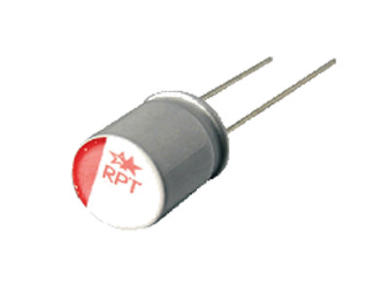 Kondensator; elektrolityczny; niskoimpedancyjny; polimerowy; 820uF; 6,3V; RPT; RPT0J821M1012; 20%; fi 8x12mm; 3,5mm; przewlekany (THT); luzem; -55...+105°C; 12mOhm; 2000h; Leaguer; RoHS