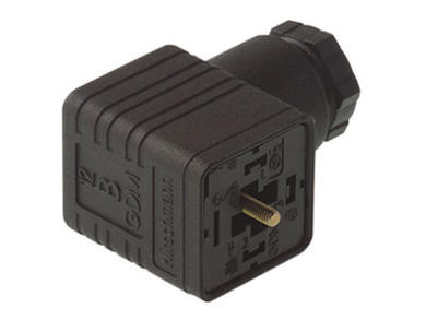 Socket; valve; GDM3009 931969100 .; 4 ways; A format; polyamide (PA); angled 90°; for cable; screw; with PG09 cable gland; one side cable entry; 16A; 250V; 1,5mm2; IP65; Hirschmann