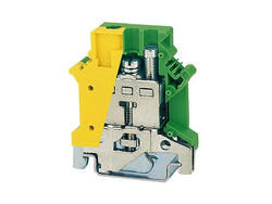 Złączka; na szynę DIN; uziemiająca; PC16-PE; zielono-żółty; śrubowy; 0,2÷16mm2; 1 tor; Degson; RoHS