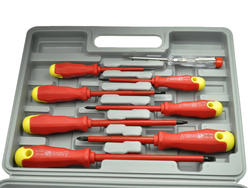 Tool screwdrivers; ZWZP8; cross; slot; insulation 1000V; Fixpoint