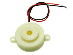 Piezoelectric buzzer; KPI-G3210L-24; 90 dB; 20÷28V; 20mA; dia. 32mm; 3,2kHz; on panel; continuous; with built in generator; cables; 14mm; KEPO; RoHS