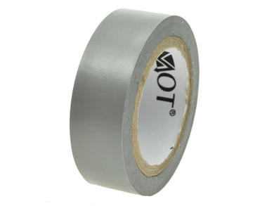 Tape; insulation; TISGY10Y19MM; 10Y; 19mm; 0,13mm; grey; KEMOT; self-adhesive