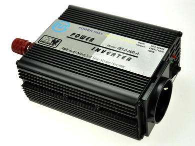 Power inverter; IZ12-300-A; 300W; 12V DC; 230V AC; approximated sinusoid; DC/AC; MW Power