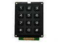 Keypad; multipurpose; KB-304-PNB; plastic; black; 12 buttons; 51x64mm; 20mA; 24V DC; Accord; RoHS