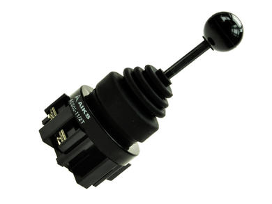 Switch; joystick; ACS03-11/2T; ON-OFF-ON; 3 positions; bistable; na panel; screw; 10A; 250V AC; 2 ways; 30mm; 40mm; Aiks; RoHS